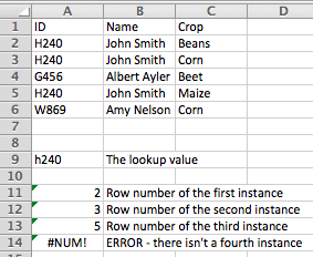 index match excel for mac