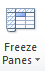 Excel 2010 Freeze Panes button