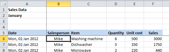 how to set freeze frame in excel