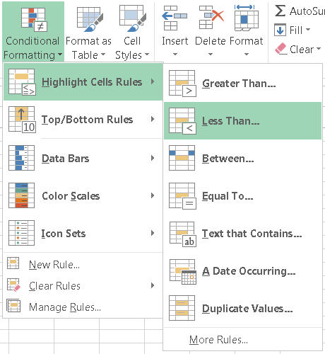 copy conditional highlighting excel for mac