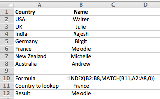 How To Use Index Match Instead Of Vlookup Learn Microsoft Excel Five Minute Lessons